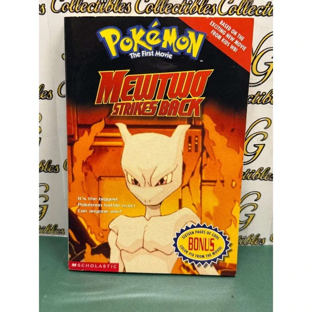 Pokemon The First Movie Mewtwo Strikes Back Scholastic Paperback Book 1999